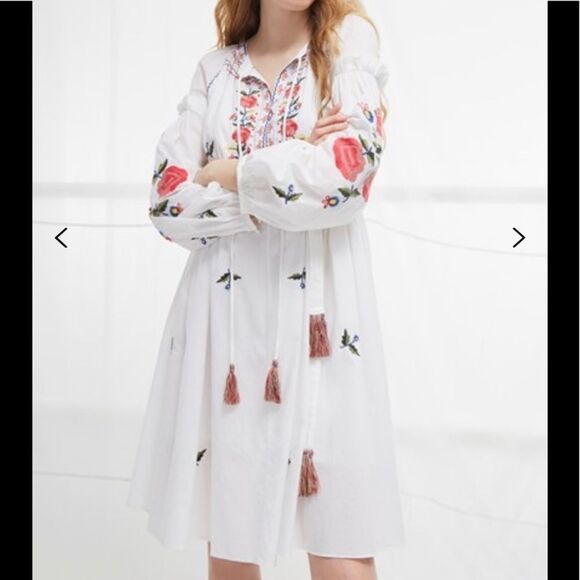 EDESSA COTTON FOLK DRESS - Picture 3 of 7